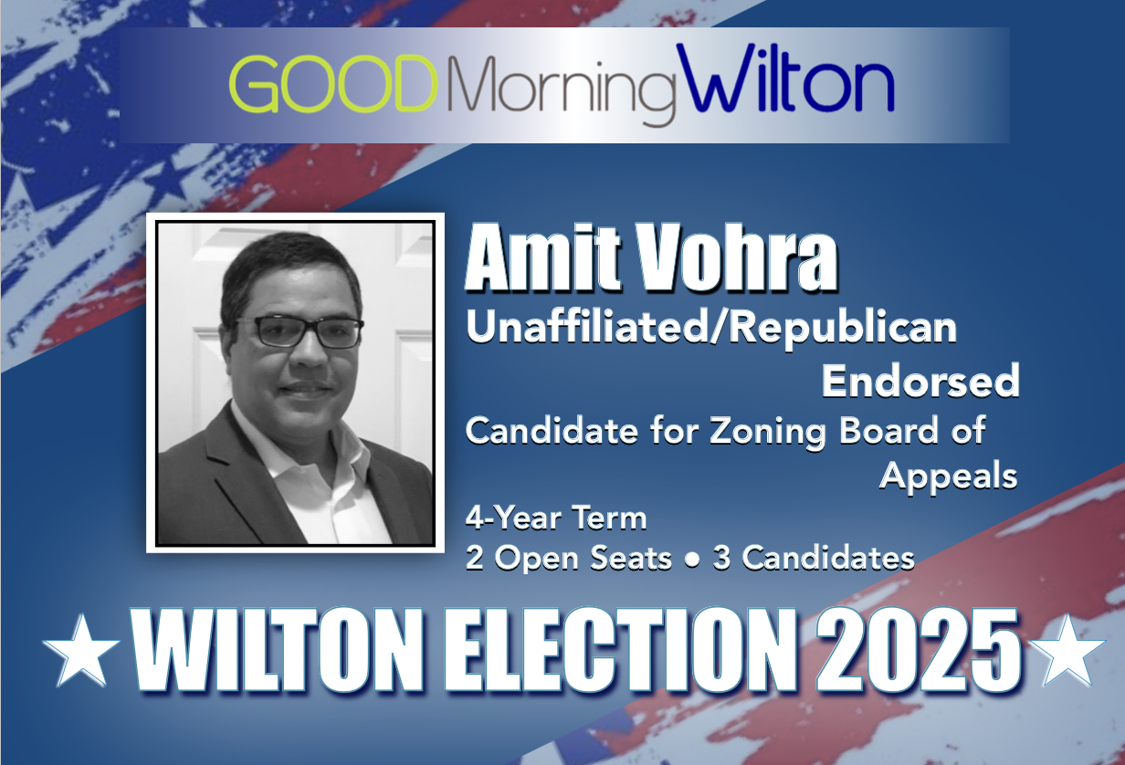 ELECTION 2025 — Amit Vohra (U/R Endorsed), Candidate for Zoning Board ...