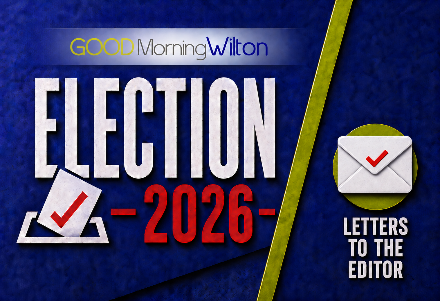 Alphabet Work Sign Wilton Election 2026 Letters to the Editor: Oct. 16